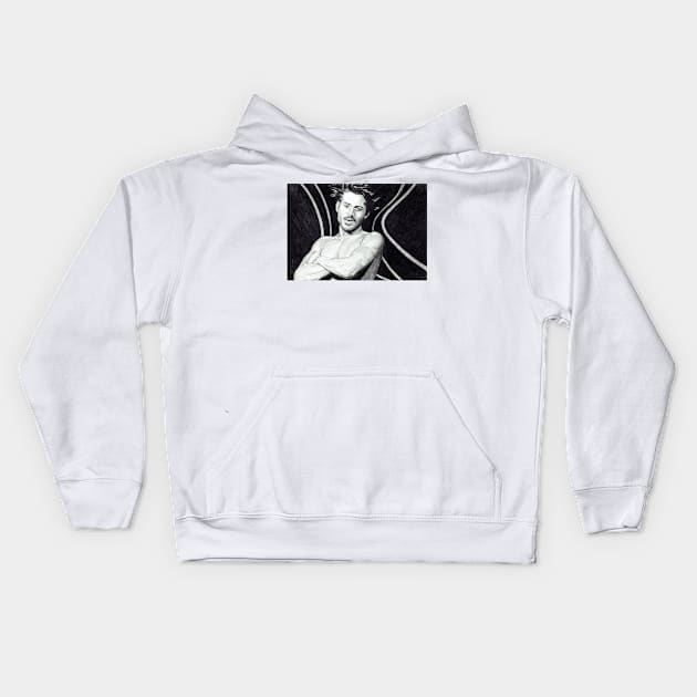 Portrait of a Dancer Kids Hoodie by WaterGardens